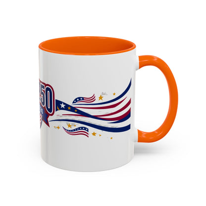 USA250 1776–2026 Patriotic Accent Mug