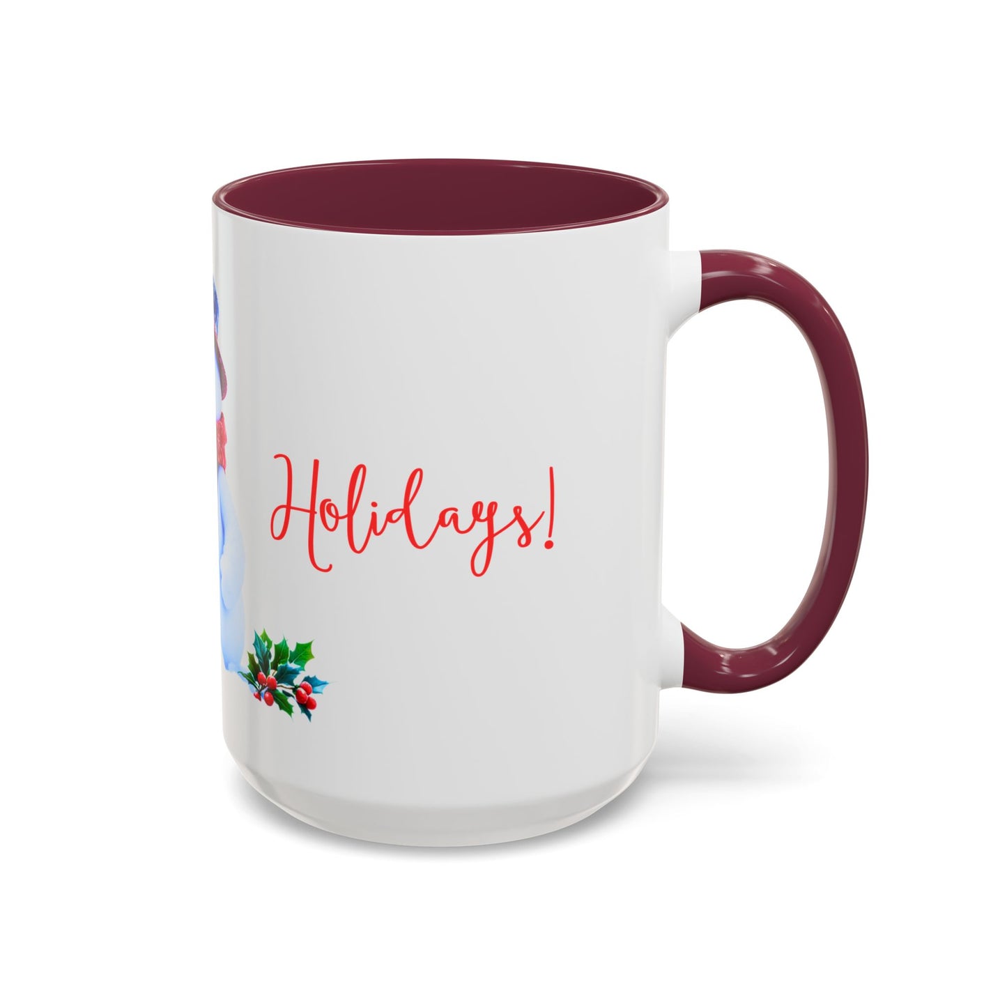 Merry Holidays Snowman Mug (v2)