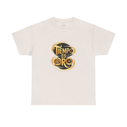 Gildan · 5000 Unisex Tee - Tiempo Es Oro – Stylish Motivational Design