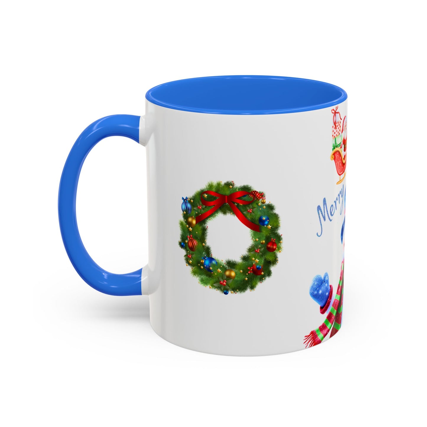 Merry Wishes Snowman Mug