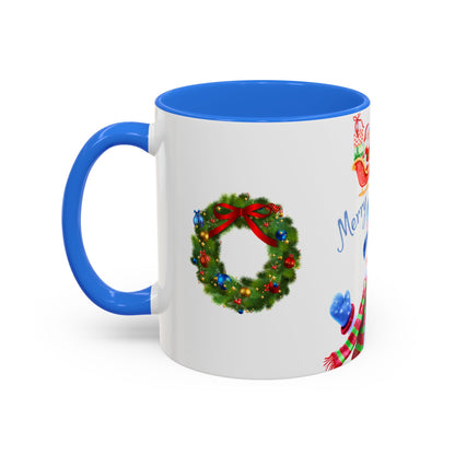 Merry Wishes Snowman Mug
