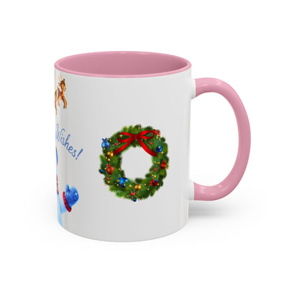 Merry Wishes Snowman Mug
