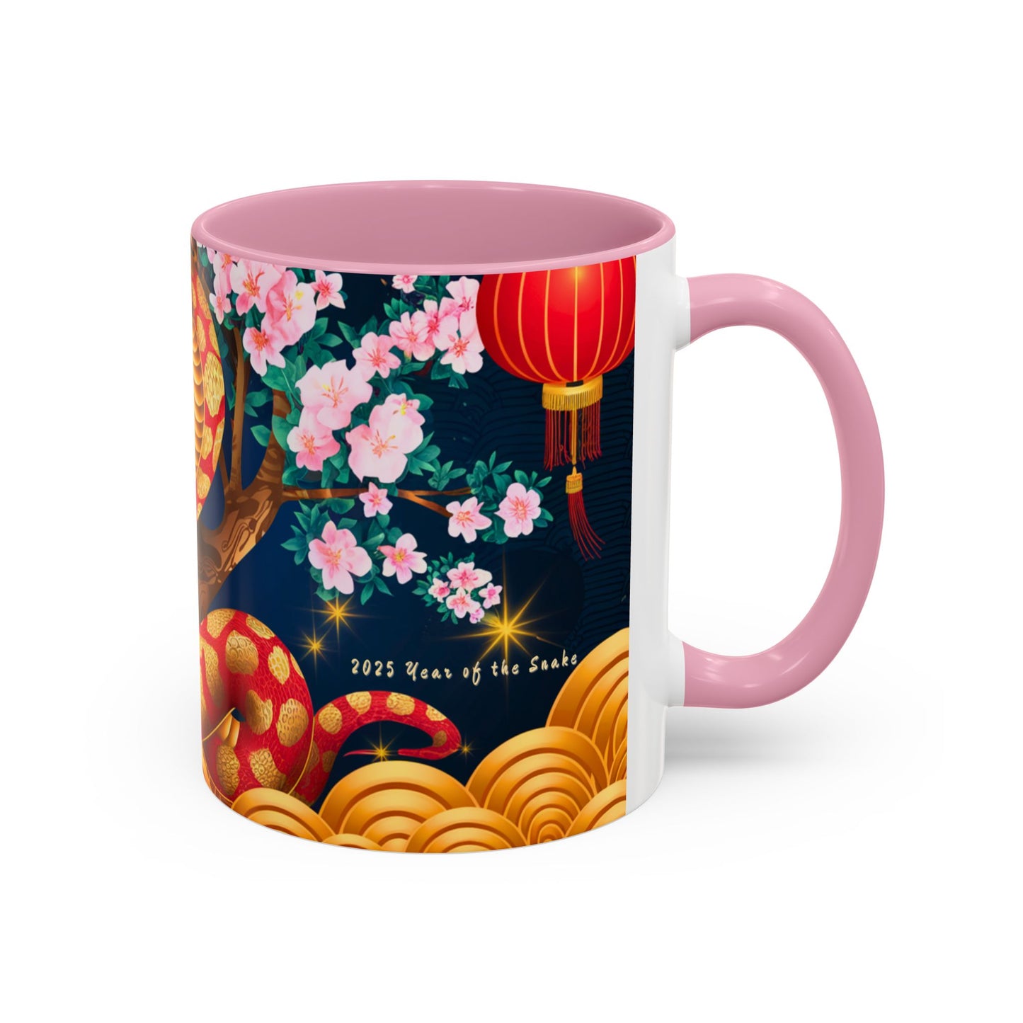 2025 Year of the Snake Chinese New Year Colorful Mug, 11oz (v4)