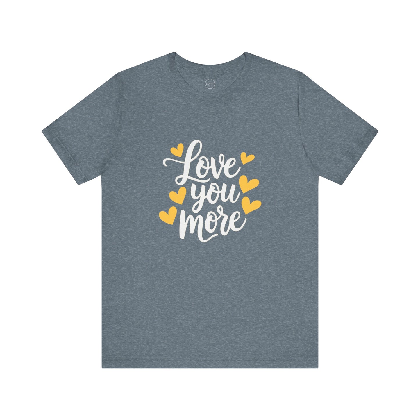 Bella+Canvas · 3001 Unisex Jersey Short Sleeve Tee - Love You More Romantic Valentine's Day Design [Color Set 2]