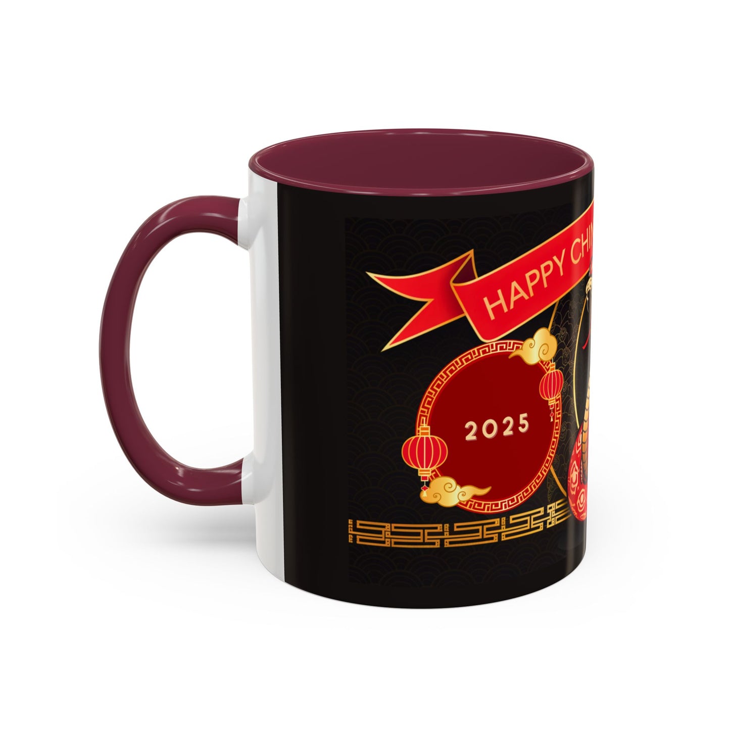 2025 Year of the Snake Chinese New Year Colorful Mug, 11oz (v3)