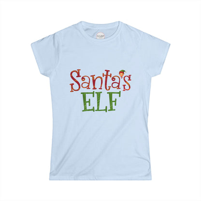 Santa's Elf Festive Holiday Women's T-Shirt