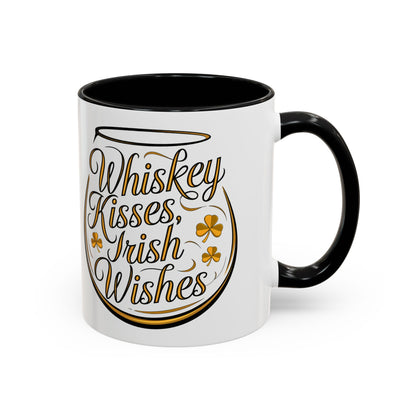 Whiskey Kisses, Irish Wishes – St. Patrick’s Day Mug (11oz, 15oz)