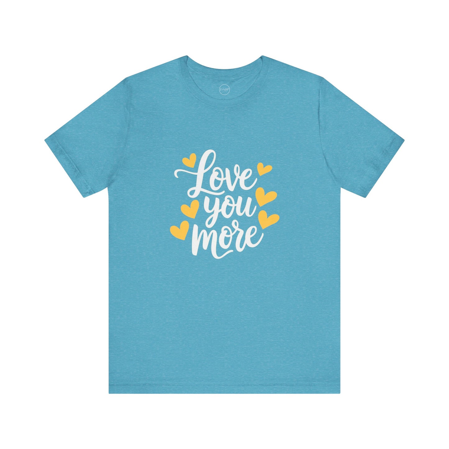 Bella+Canvas · 3001 Unisex Jersey Short Sleeve Tee - Love You More Romantic Valentine's Day Design [Color Set 2]