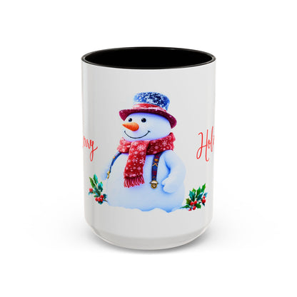 Merry Holidays Snowman Mug (v2)