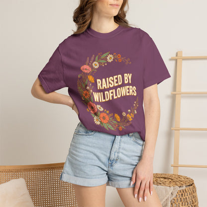 Raised by Wildflowers Botanical Graphic Tee