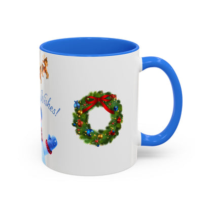 Merry Wishes Snowman Mug