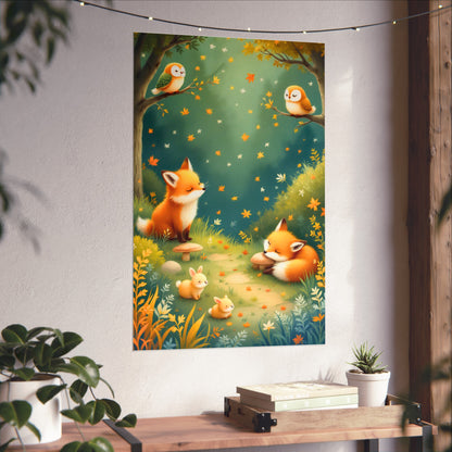 Autumn Forest Friends - Cozy Woodland Animals