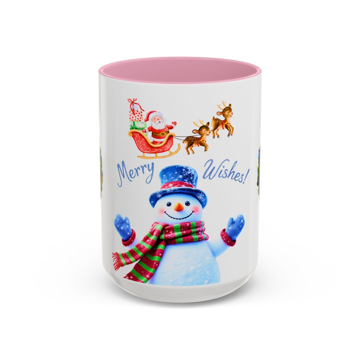 Merry Wishes Snowman Mug
