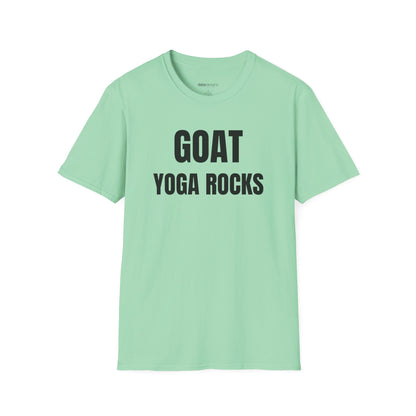 GOAT YOGA ROCKS Unisex Graphic Tee