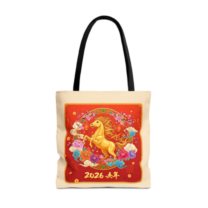 2026 Year of the Horse Lunar New Year Tote Bag (v1)
