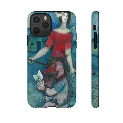 Tough Phone Case for iPhone, Samsung and Google Pixel - Chagall, The Angel and the Reader (1930)