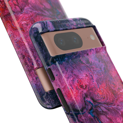 Tough Phone Cases for iPhone, Samsung and Google Pixel - DABPdesigns Acrylic Abstract Design (v1)