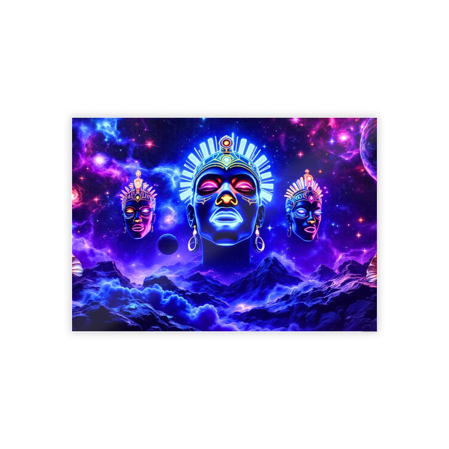 Jazz-Inspired Glossy Poster Art | Voodoo Vibes
