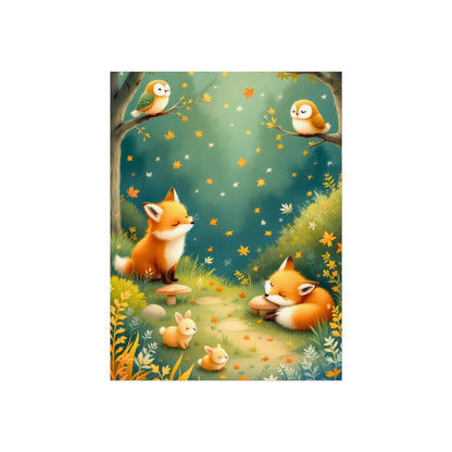 Autumn Forest Friends - Cozy Woodland Animals