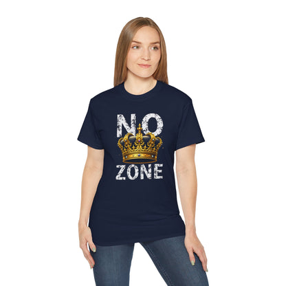 NO KINGS ZONE Graphic Tee | Streetwear T-Shirt with Royal Crown Design