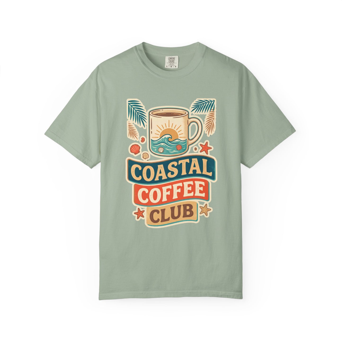 Coastal Coffee Club Retro Graphic Tee