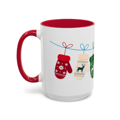 Winter Mittens Wraparound Mug