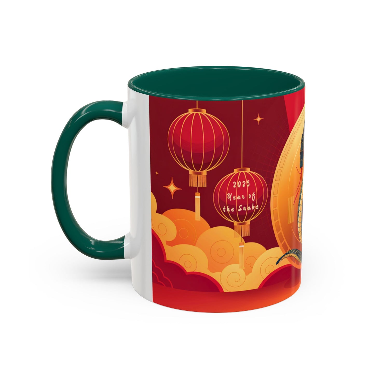 2025 Year of the Snake Chinese New Year Colorful Mug, 11oz (v5)