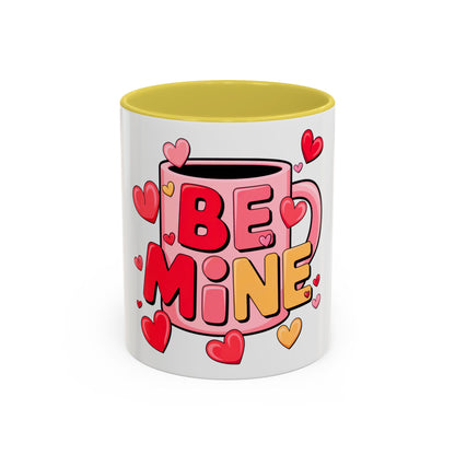 Be Mine Valentine's Day Coffee Mug – Cute Heart Mug for Love & Romance (11oz)