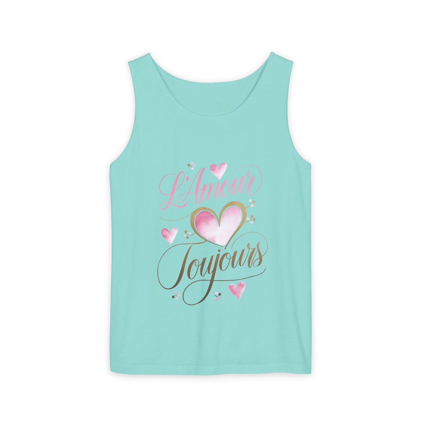 Comfort Colors® 9360 Women's Garment-Dyed Tank Top - L’Amour Toujours – Romantic French Love Design