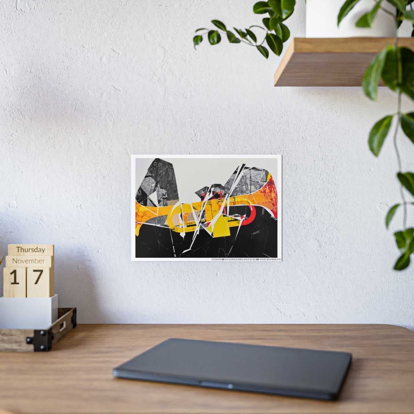Jazz-Inspired Glossy Poster Art | Color Milestones