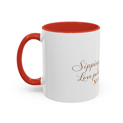 Sipping Love Potion No. 9 - Elegant Valentine Mug (11oz, 15oz)