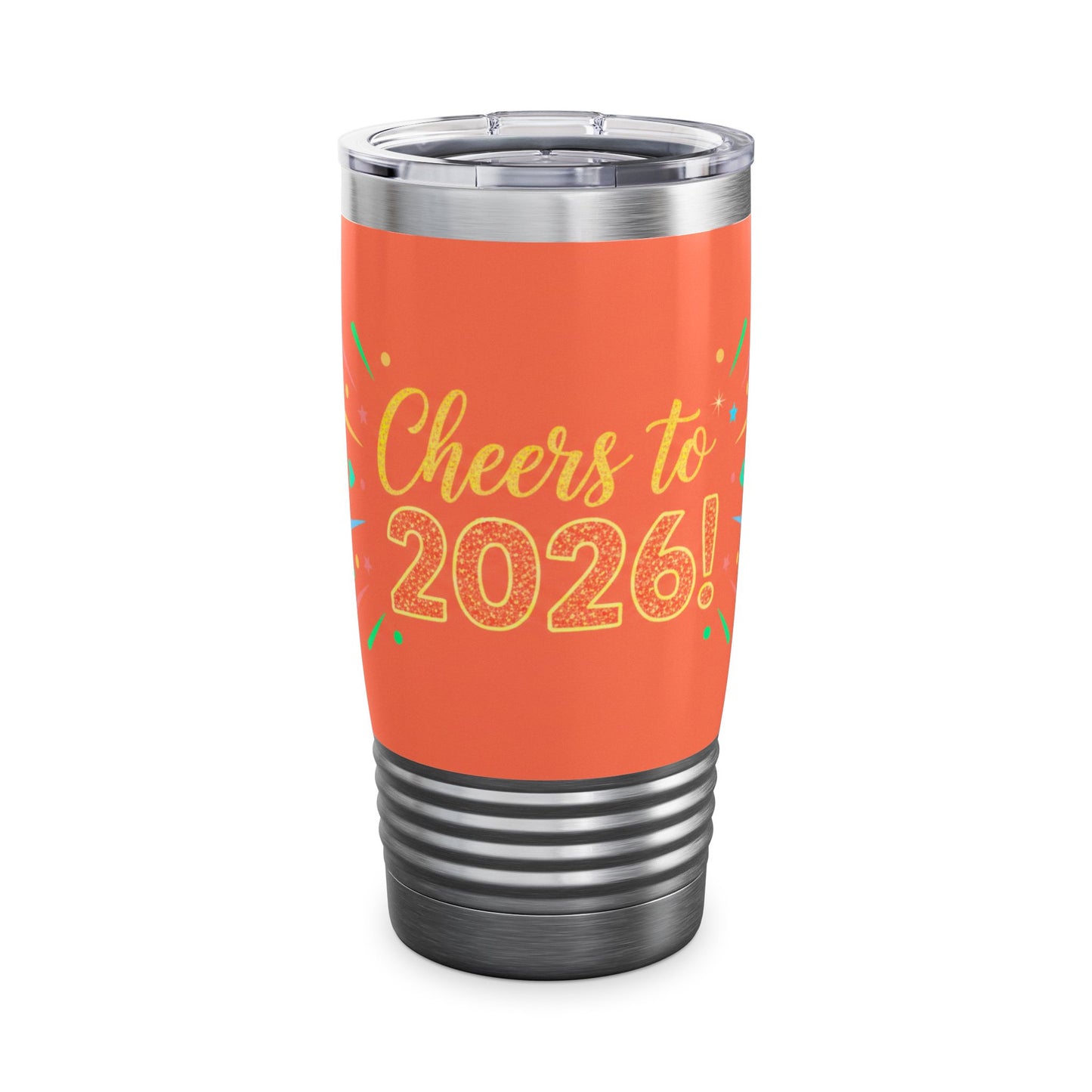 Cheers to 2026! Festive New Year Stainless Steel Tumbler