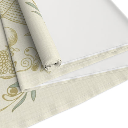 Pesach Sameach Table Runner Collection (v3) — Elegant Passover Seder Table Decor (16×72)