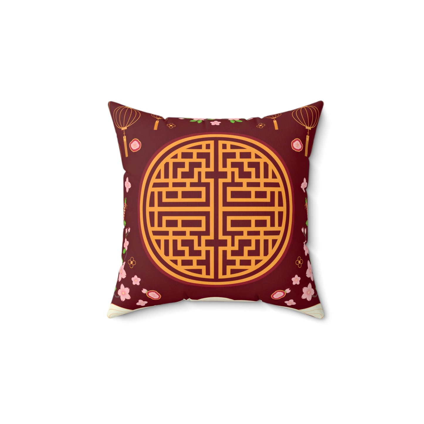 Chinese New Year Throw Pillow (v10)