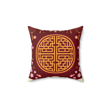 Chinese New Year Throw Pillow (v10)