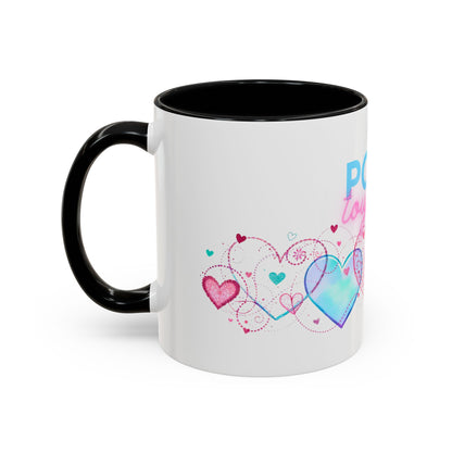 Pour toujours/Mon amour Valentine's Day Mug Set– Romantic French Gift for Couples [2 of 2] (11oz, 15oz)