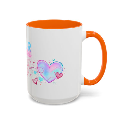 Pour toujours/Mon amour Valentine's Day Mug Set– Romantic French Gift for Couples [2 of 2] (11oz, 15oz)