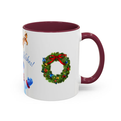 Merry Wishes Snowman Mug