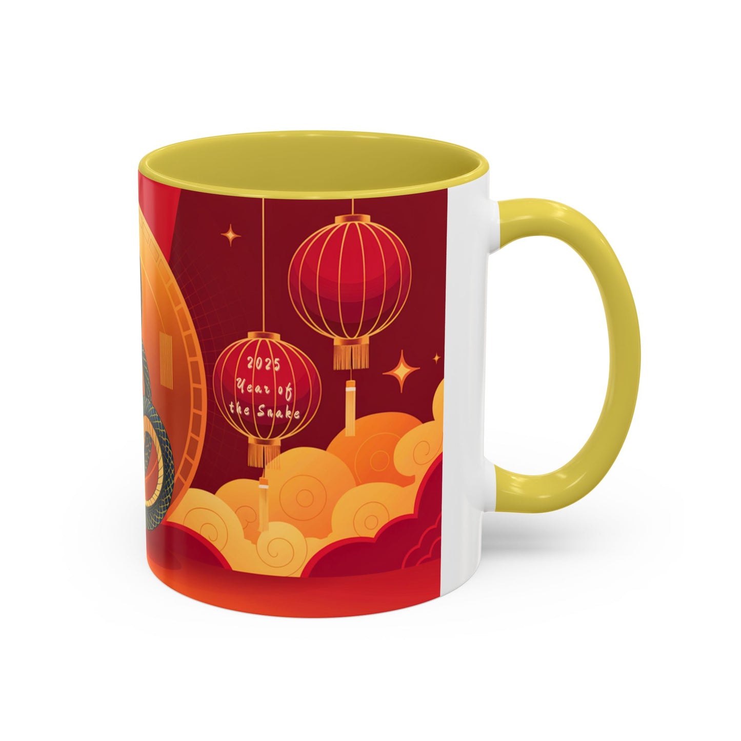 2025 Year of the Snake Chinese New Year Colorful Mug, 11oz (v5)