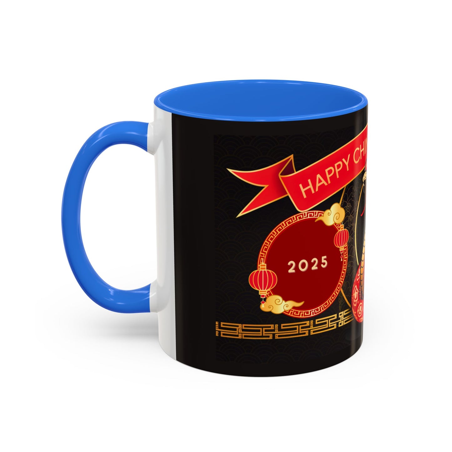 2025 Year of the Snake Chinese New Year Colorful Mug, 11oz (v3)