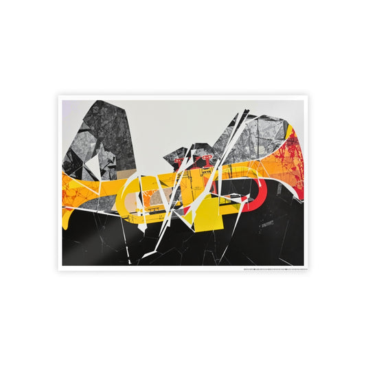 Jazz-Inspired Glossy Poster Art | Color Milestones