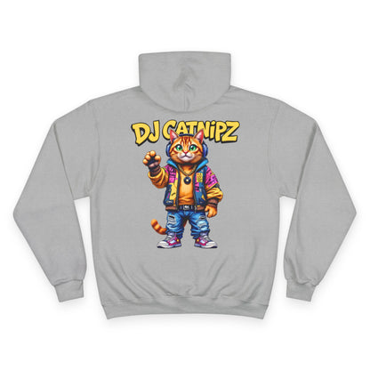 DJ CatNipZ Unisex Hoodie | Felinez Series | Champion S700 Hoodie Customized by DABPdesigns