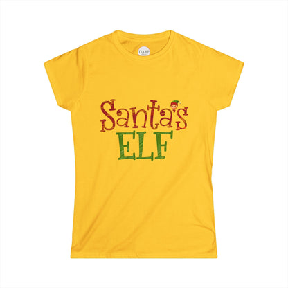 Santa's Elf Festive Holiday Women's T-Shirt