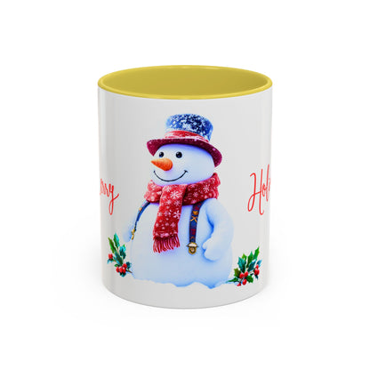Merry Holidays Snowman Mug (v2)