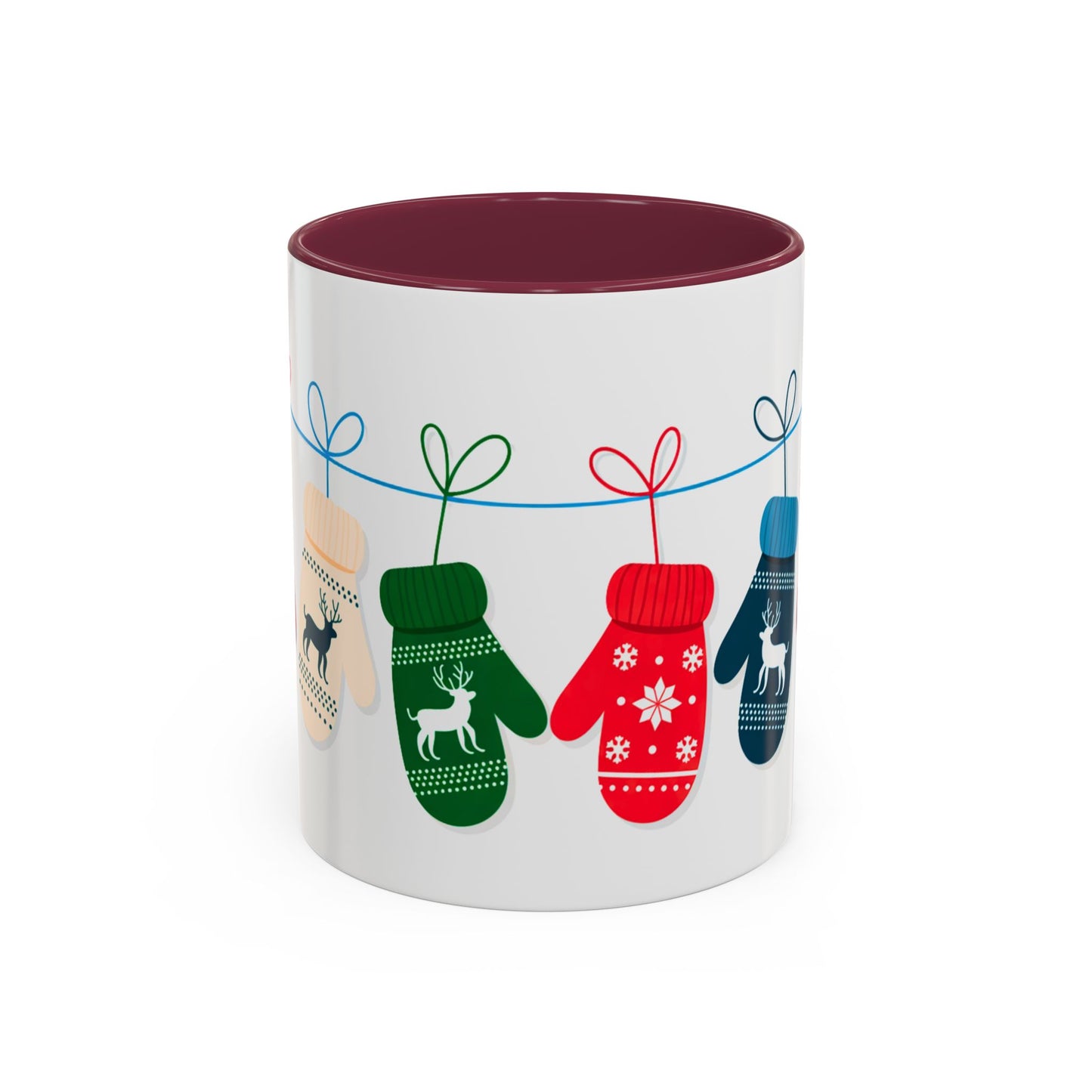 Winter Mittens Wraparound Mug