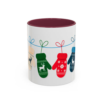 Winter Mittens Wraparound Mug