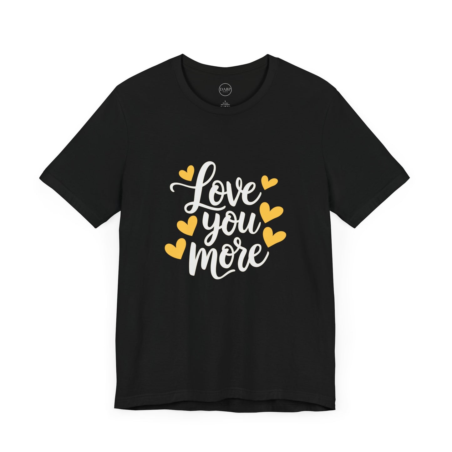 Bella+Canvas · 3001 Unisex Jersey Short Sleeve Tee - Love You More Romantic Valentine's Day Design [Color Set 2]