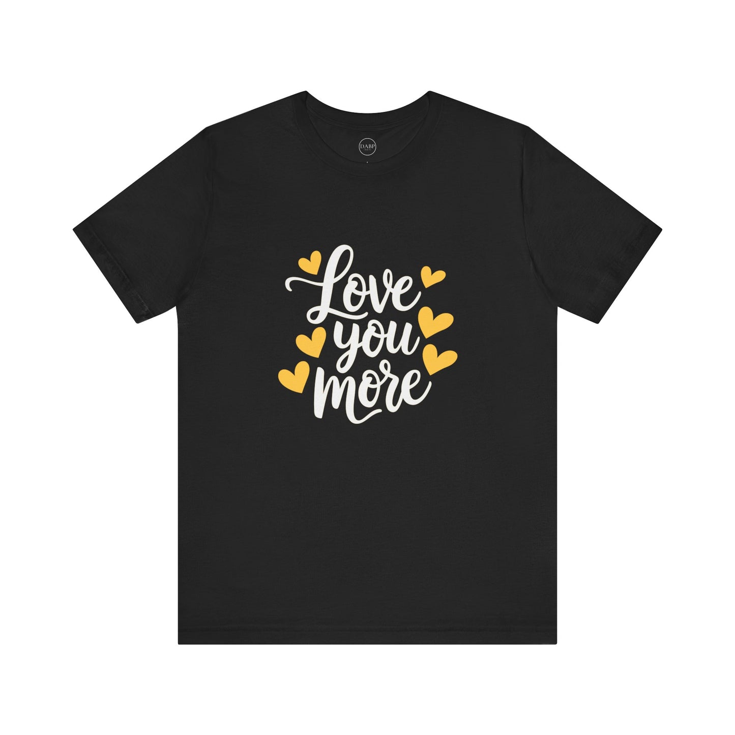 Bella+Canvas · 3001 Unisex Jersey Short Sleeve Tee - Love You More Romantic Valentine's Day Design [Color Set 2]