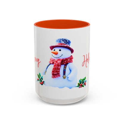 Merry Holidays Snowman Mug (v2)