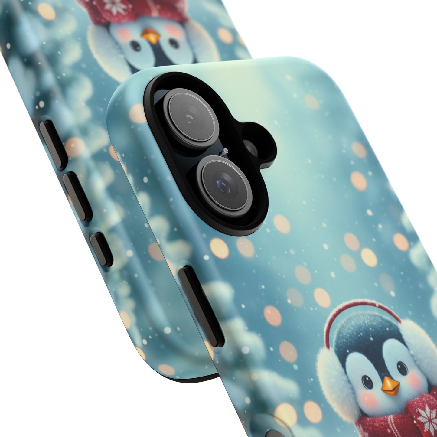Christmas Snuggles Penguin Phone Case